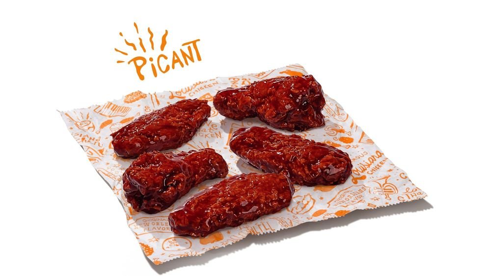 5 pc. Bold BBQ Wings