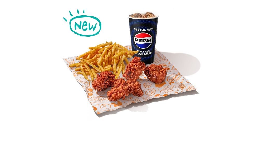 5 pc. Sauced Nuggets Large Meal