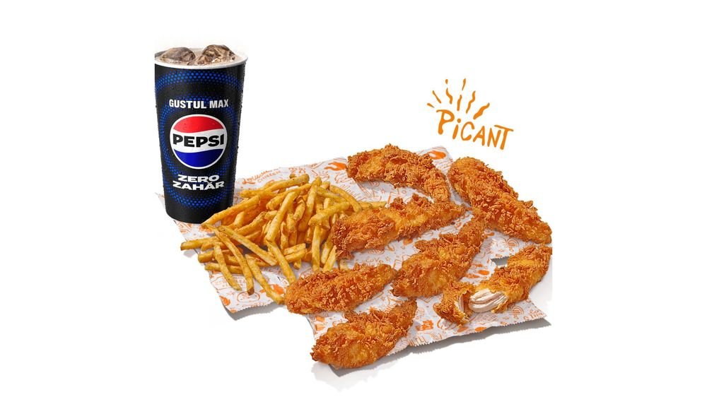 8 pc. Spicy Chicken Tenders Large Meal