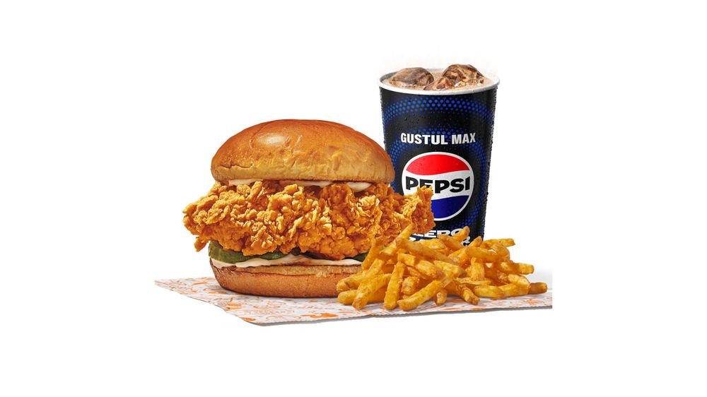 Chicken Sandwich Large Meal