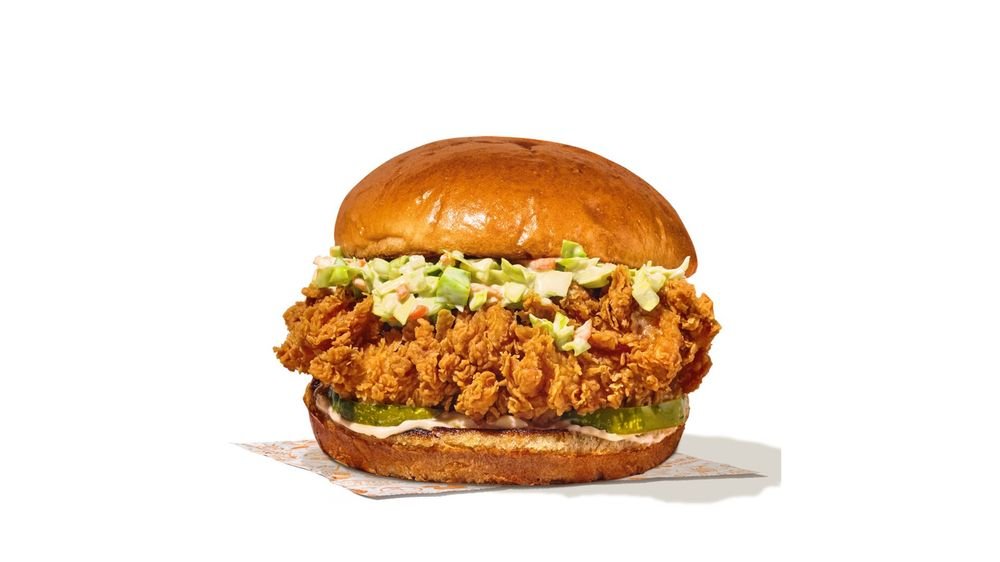 Coleslaw Chicken Sandwich