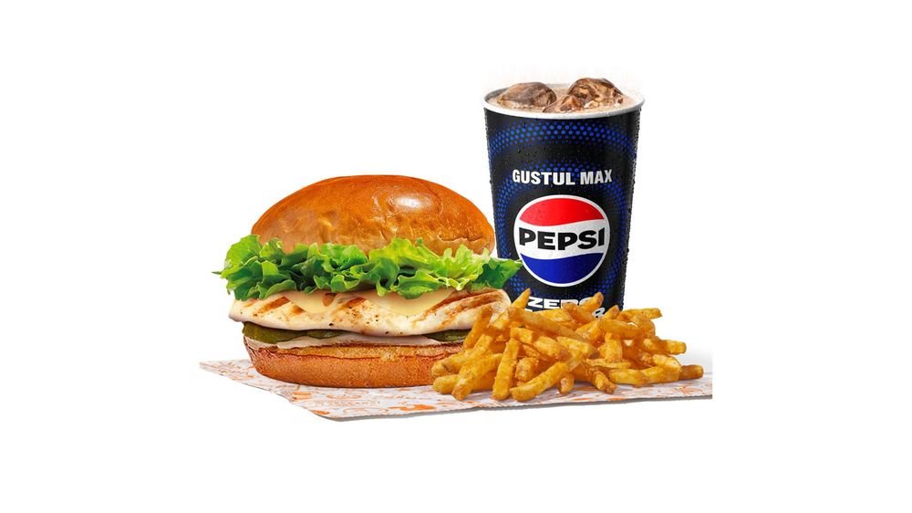 Grilled Chicken Sandwich Large Meal