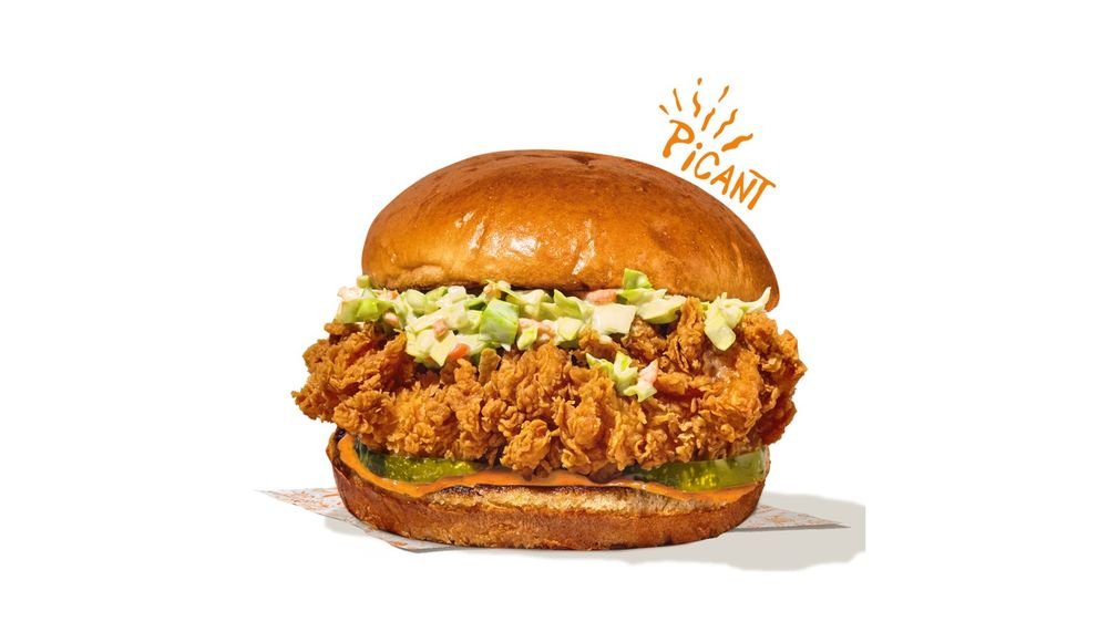 Spicy Coleslaw Chicken Sandwich