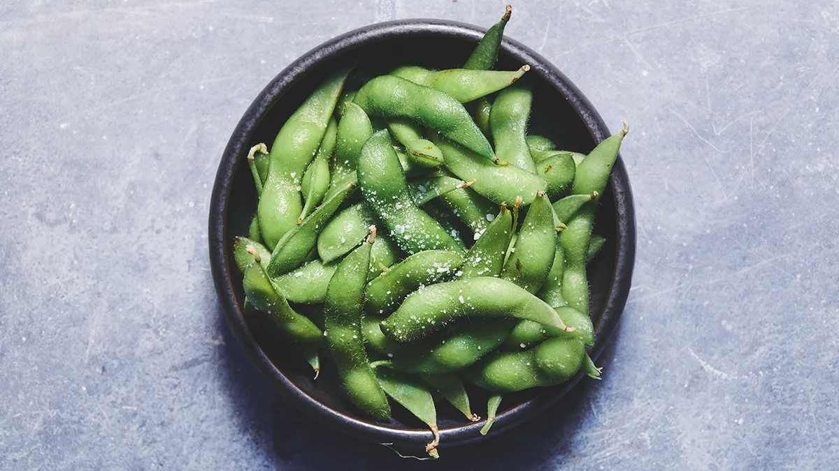 Edamame bønner med salt (V)