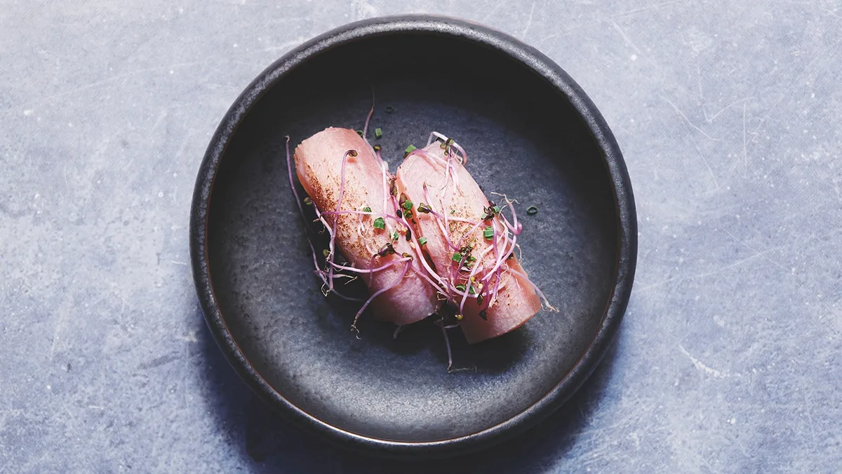 Nigiri grillet tun