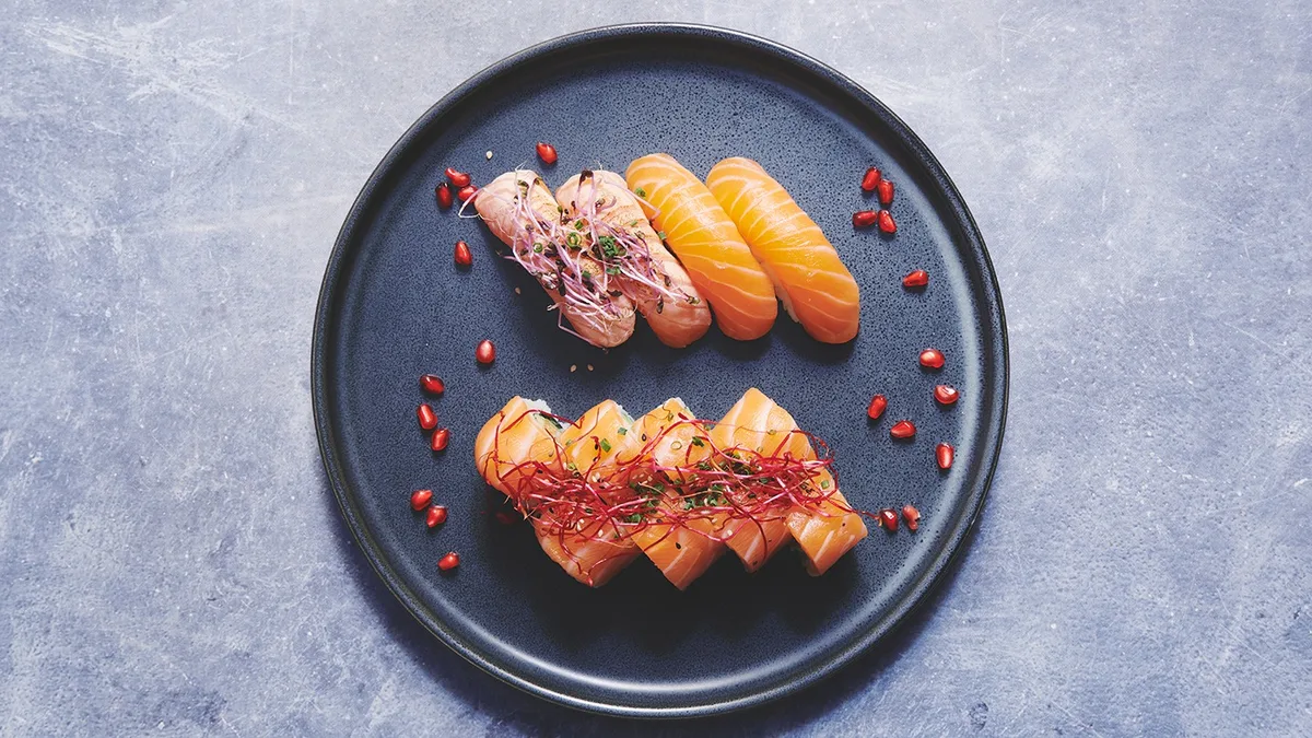 Popo Salmon Menu (12 stk)