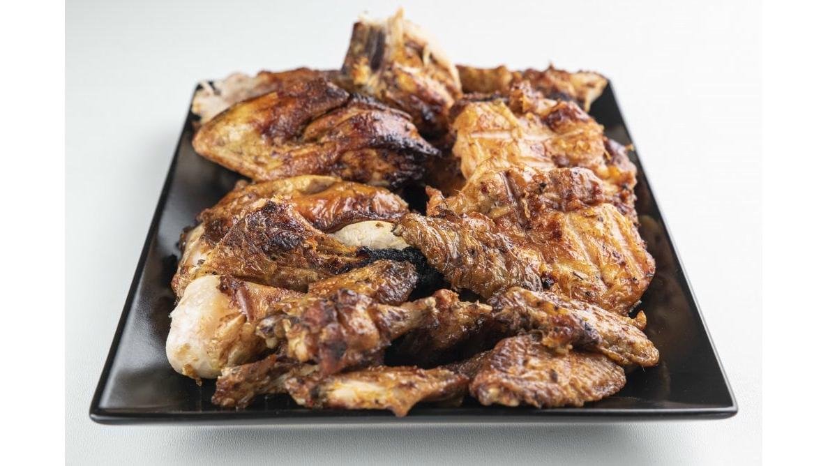 Platou carne pui la jar