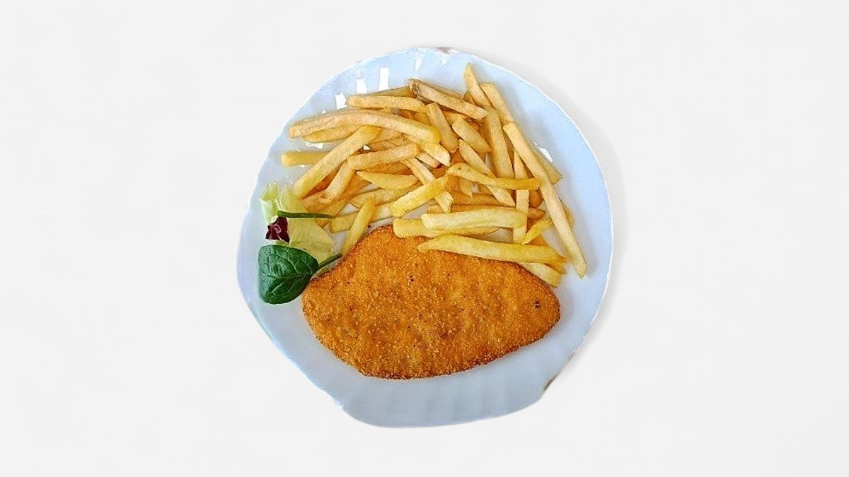 Meniu șnițel de pui