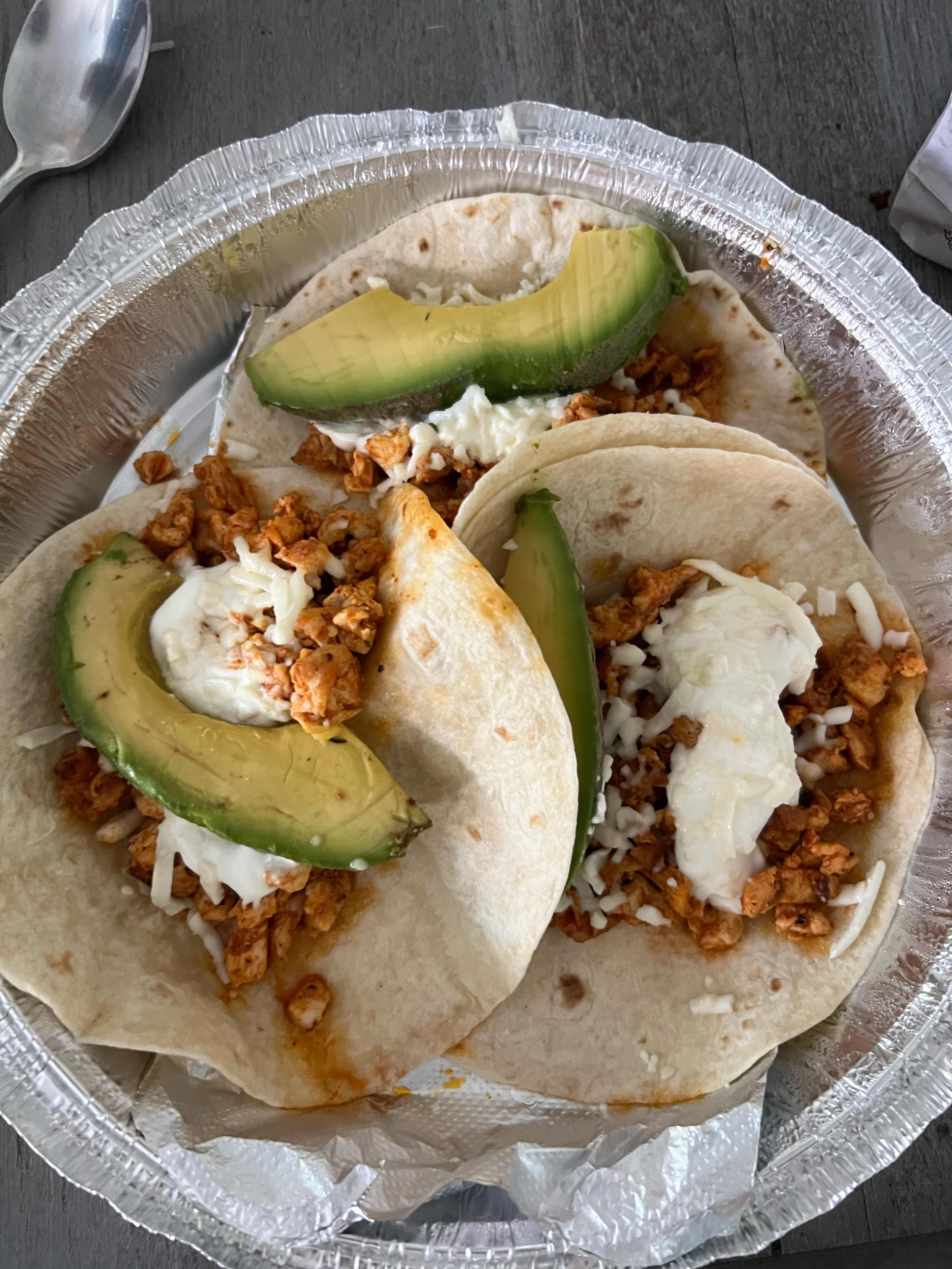 Chicken Avocado Tacos
