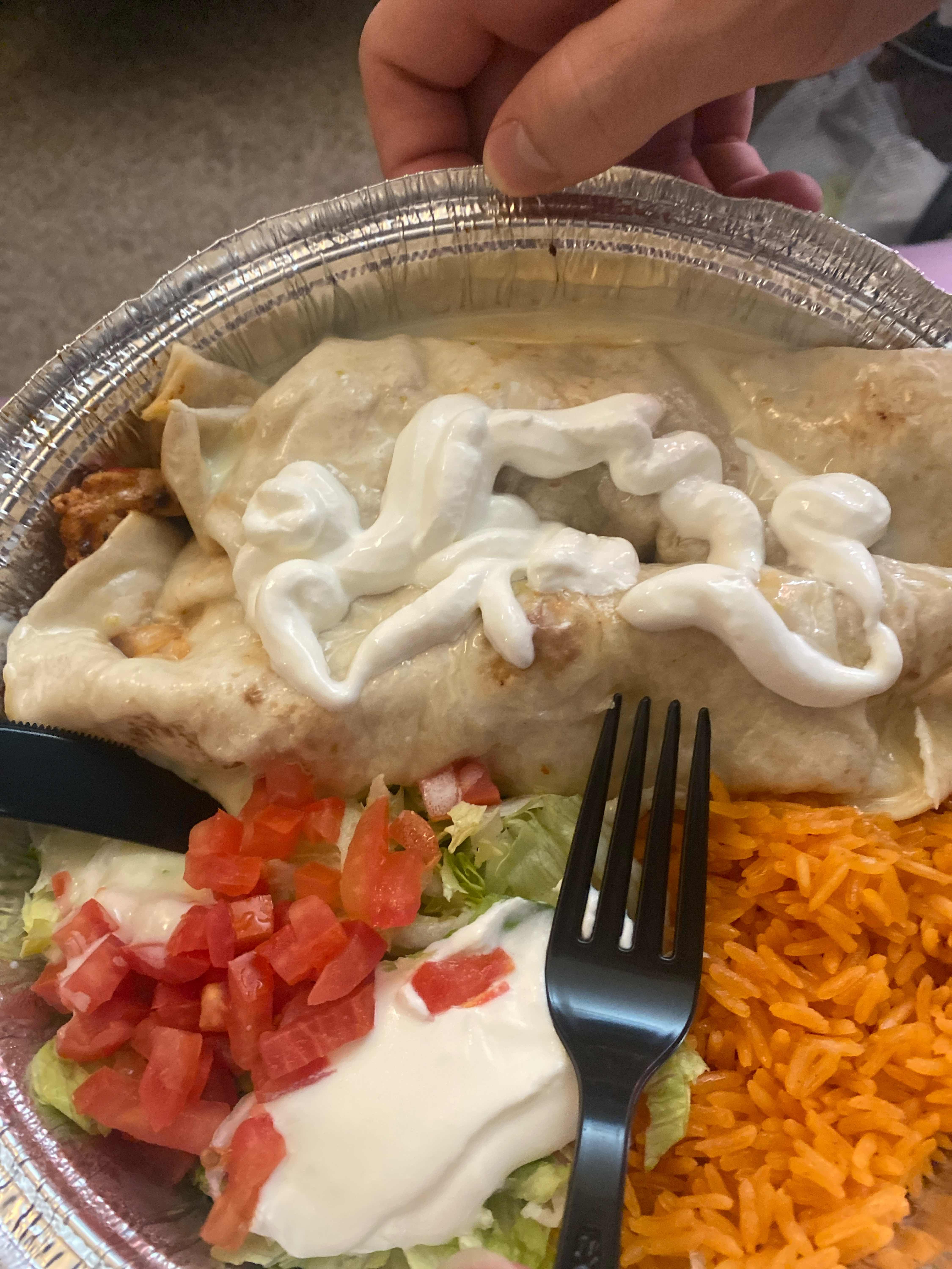 Fajita Burritos Chicken
