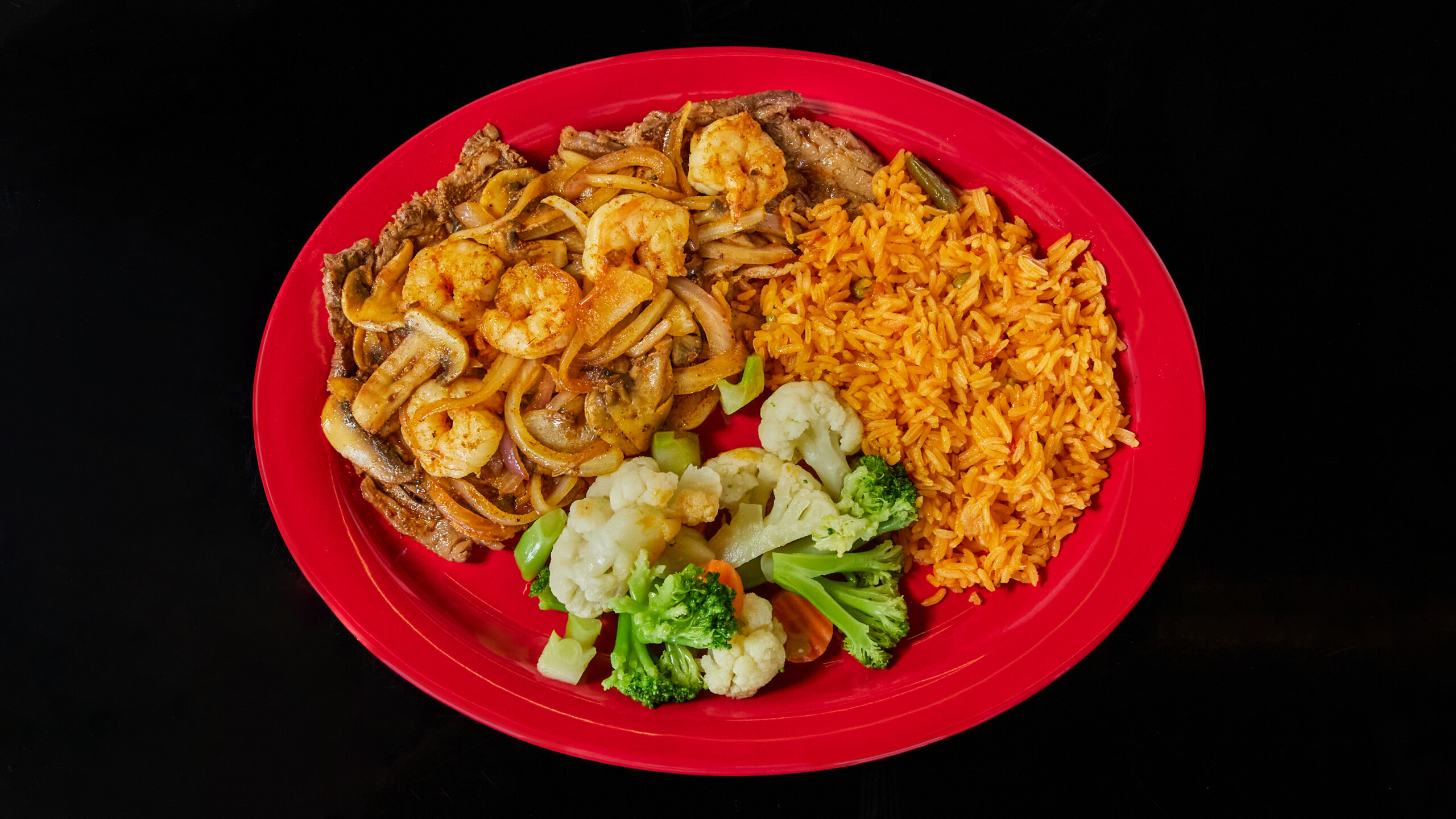 Steak with Shrimp