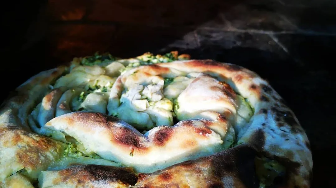 Sukana pita sa sirom i spanaćem