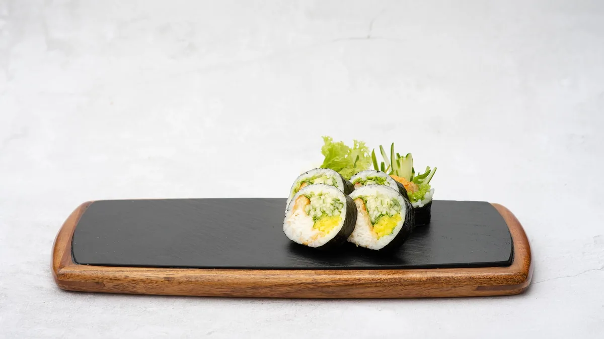 Futomaki halibut w panko