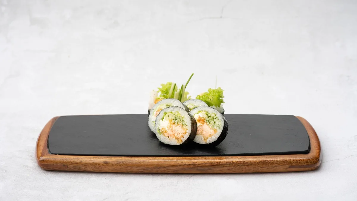 Futomaki łosoś w Panko