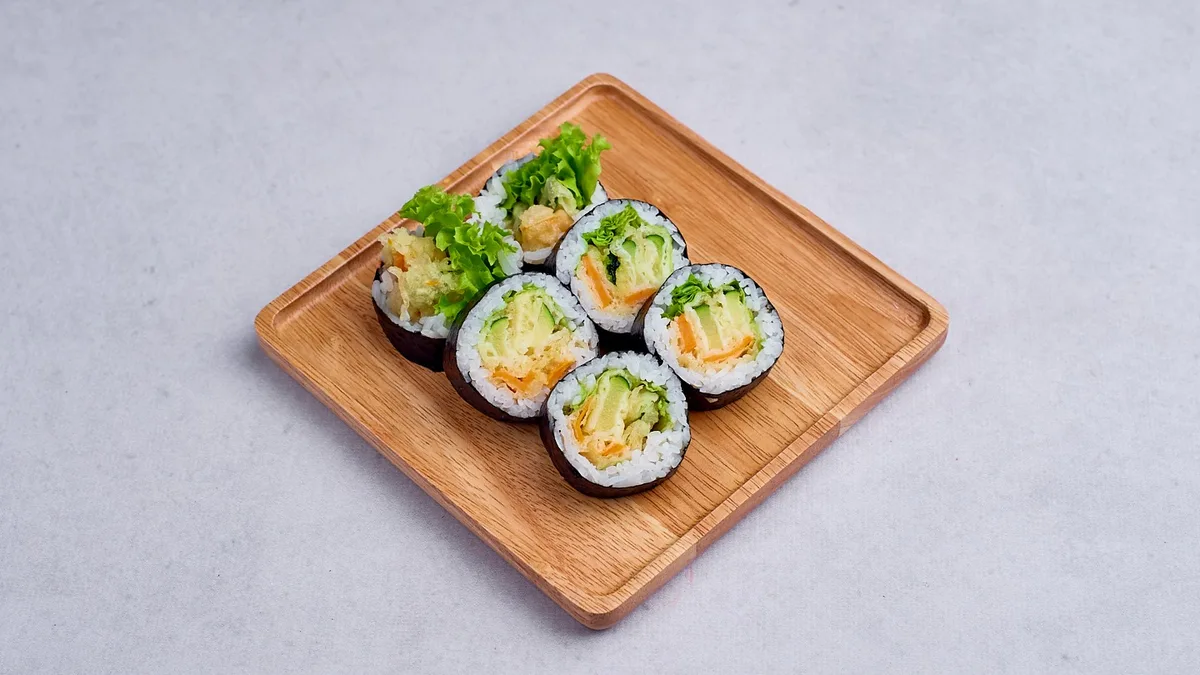 Futomaki Vege tempura 6 szt.