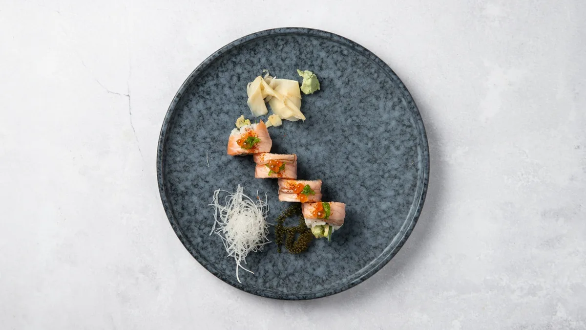 Uramaki Sake Unagi 8 szt.
