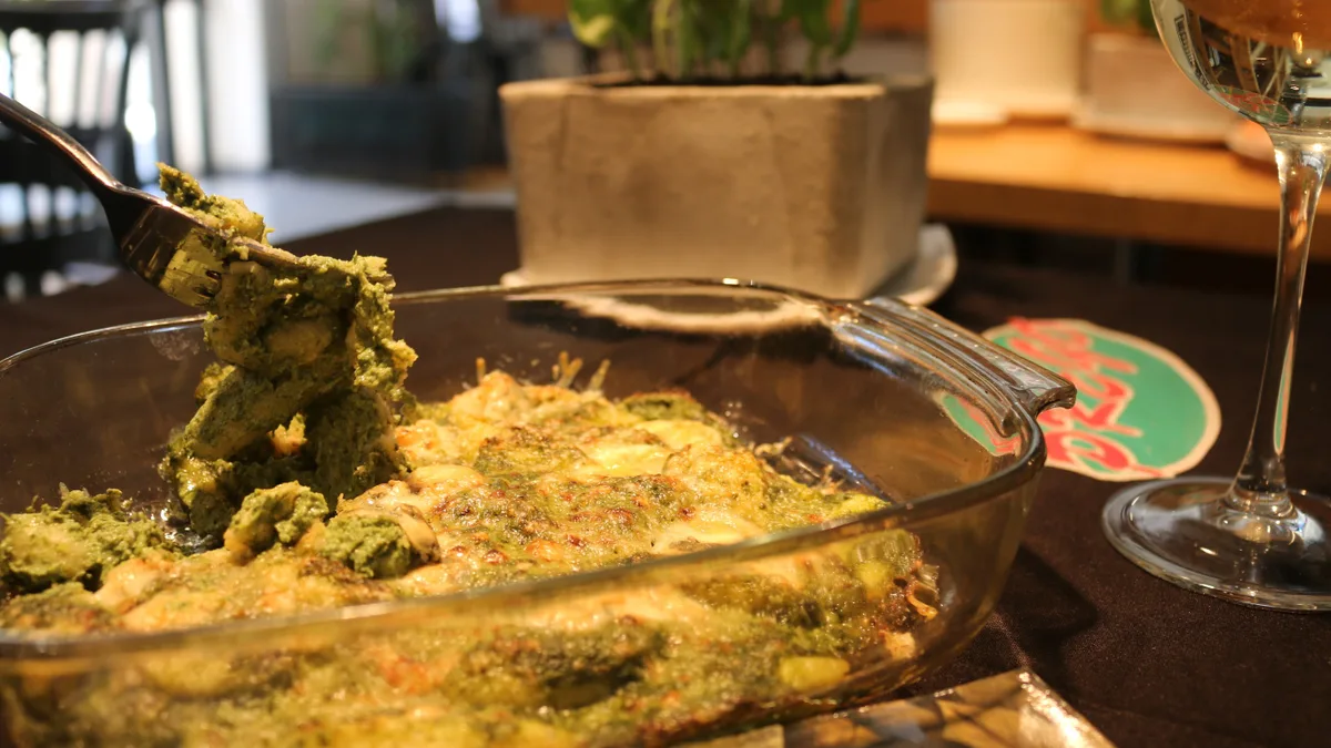 Lasagna with Spinach