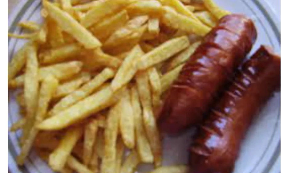 Kiełbasa Podwójna z Frytkami +  Coca Cola 0,5 L
