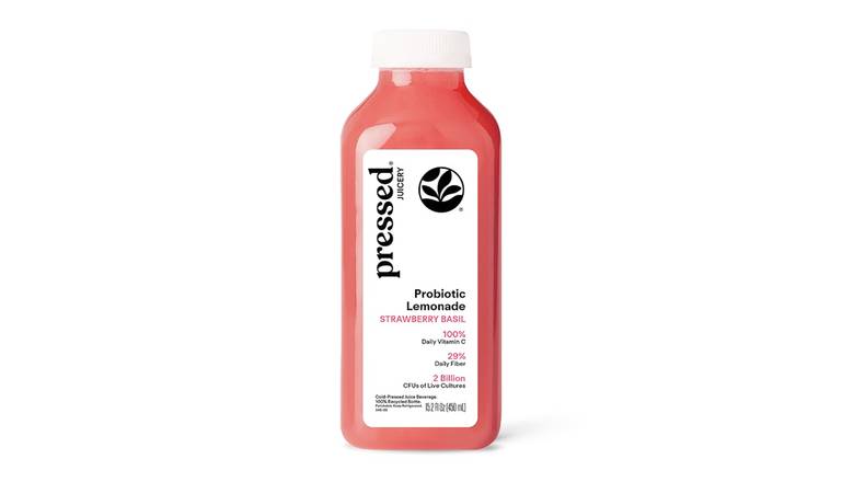 Probiotic Strawberry Basil Lemonade