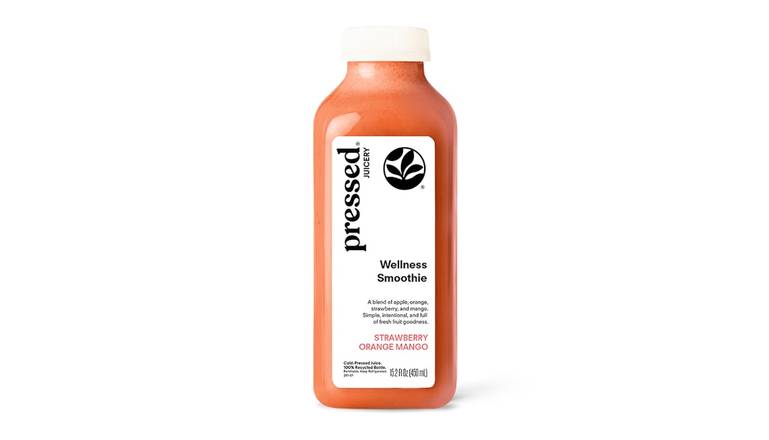 Strawberry Orange Mango Wellness Smoothie