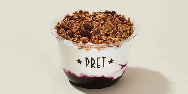 Blueberry and Granola Pot