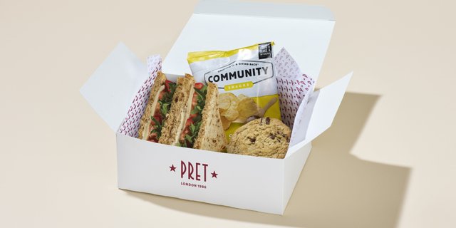 Cheddar and Tomato Sandwich Boxed Lunch