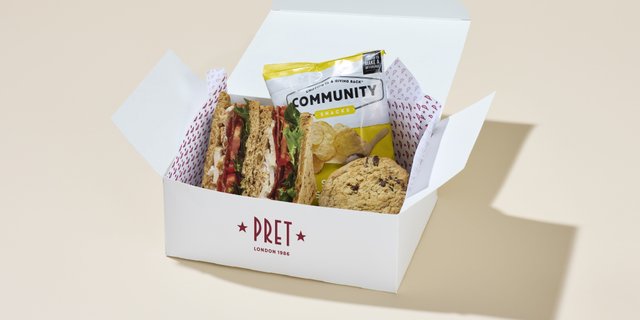 Chicken and Bacon Sandwich Lunch Box