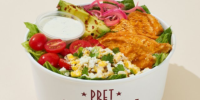 Chicken, Elote Corn and Avocado Salad w/ Herb Yogurt Dressing