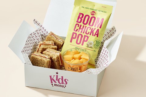 Pret Kid's Turkey and Cheddar Sandwich Lunch Box