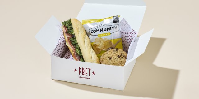Pret’s Famous Ham and Cheese Baguette Boxed Lunch