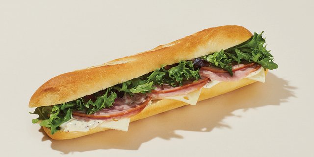 Pret's Famous Ham and Cheese Baguette Sandwich