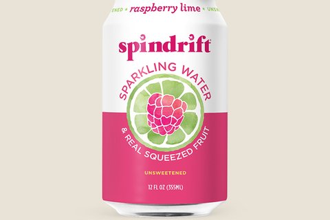 Raspberry-Lime Spindrift Sparkling Water