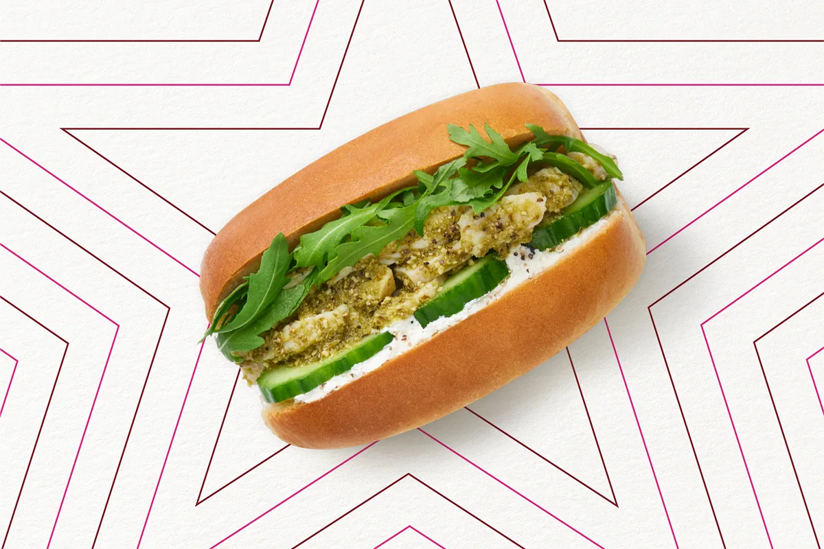 Brioche roll - Chicken Pesto