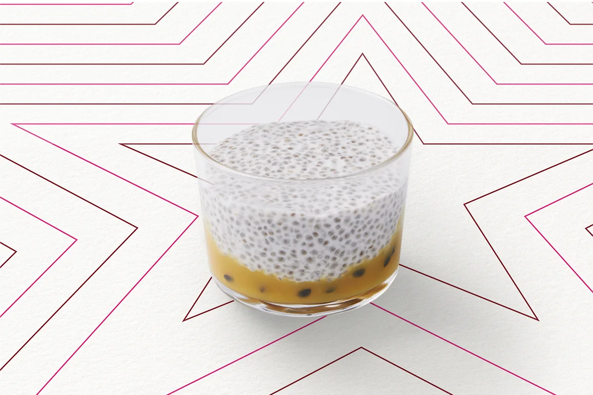 Coconut and Passionfruit Pot