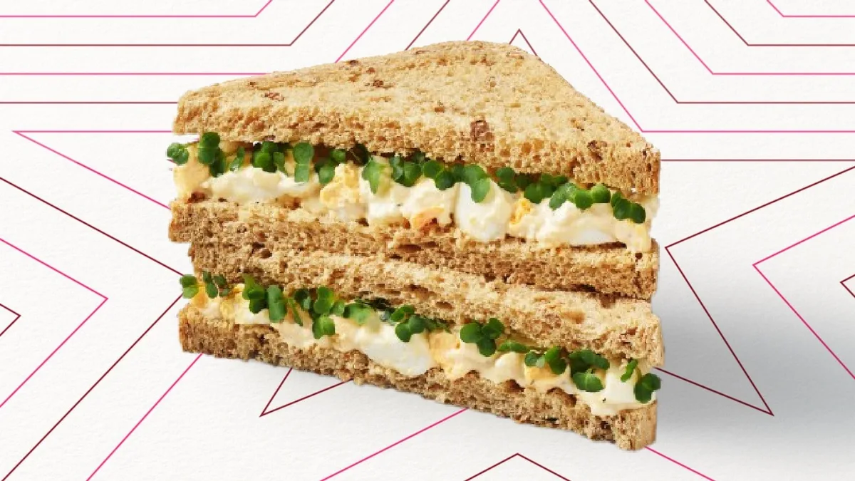 Cracking Egg Sandwich