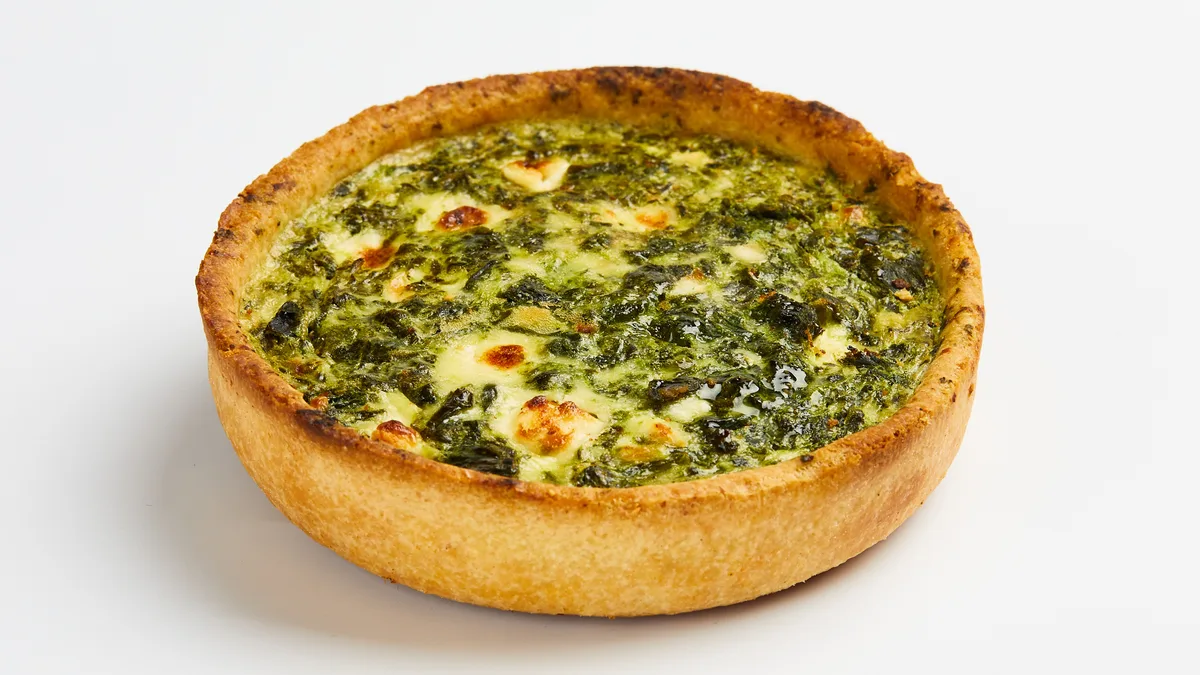 Ziegenkäse-Spinat-Tarte