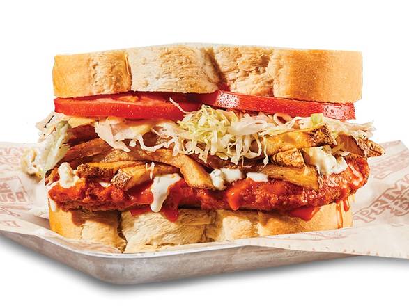 Primanti-Style Buffalo Chicken Sandwich (Tall Boy Sandwiches)
