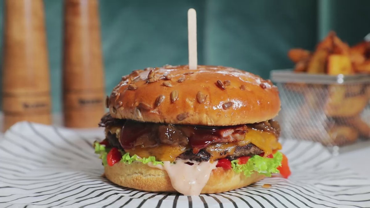 Meniu barbeque burger