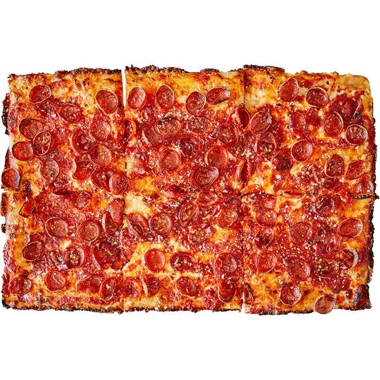 Spicy Pepperoni Square Pizza