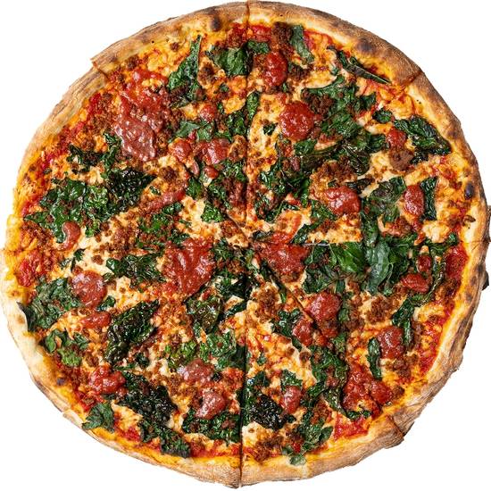 Vegan Sausage - Kale Pizza