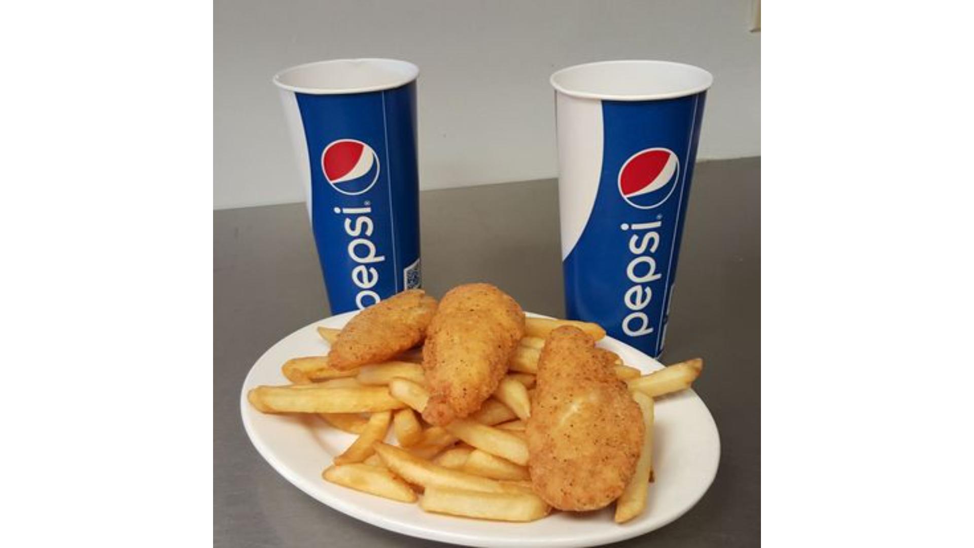 Kids Chicken Fingers with Fries