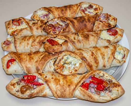 Ham and Bacon Stromboli
