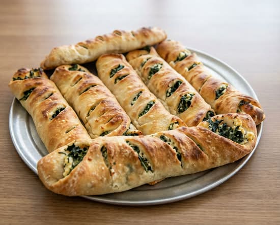 Spinach and Ricotta Stromboli