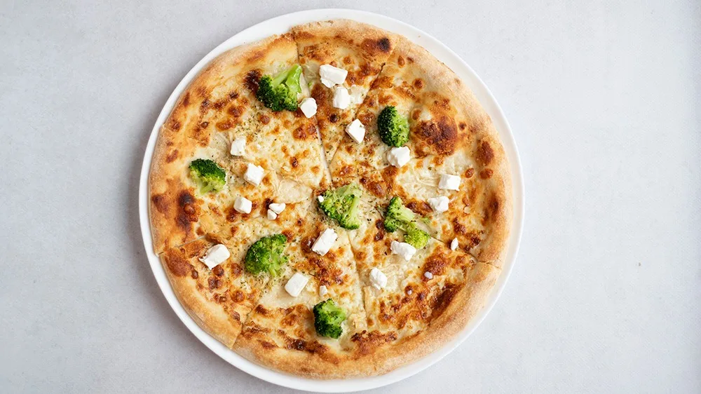 Pizza wegetariański brokuł