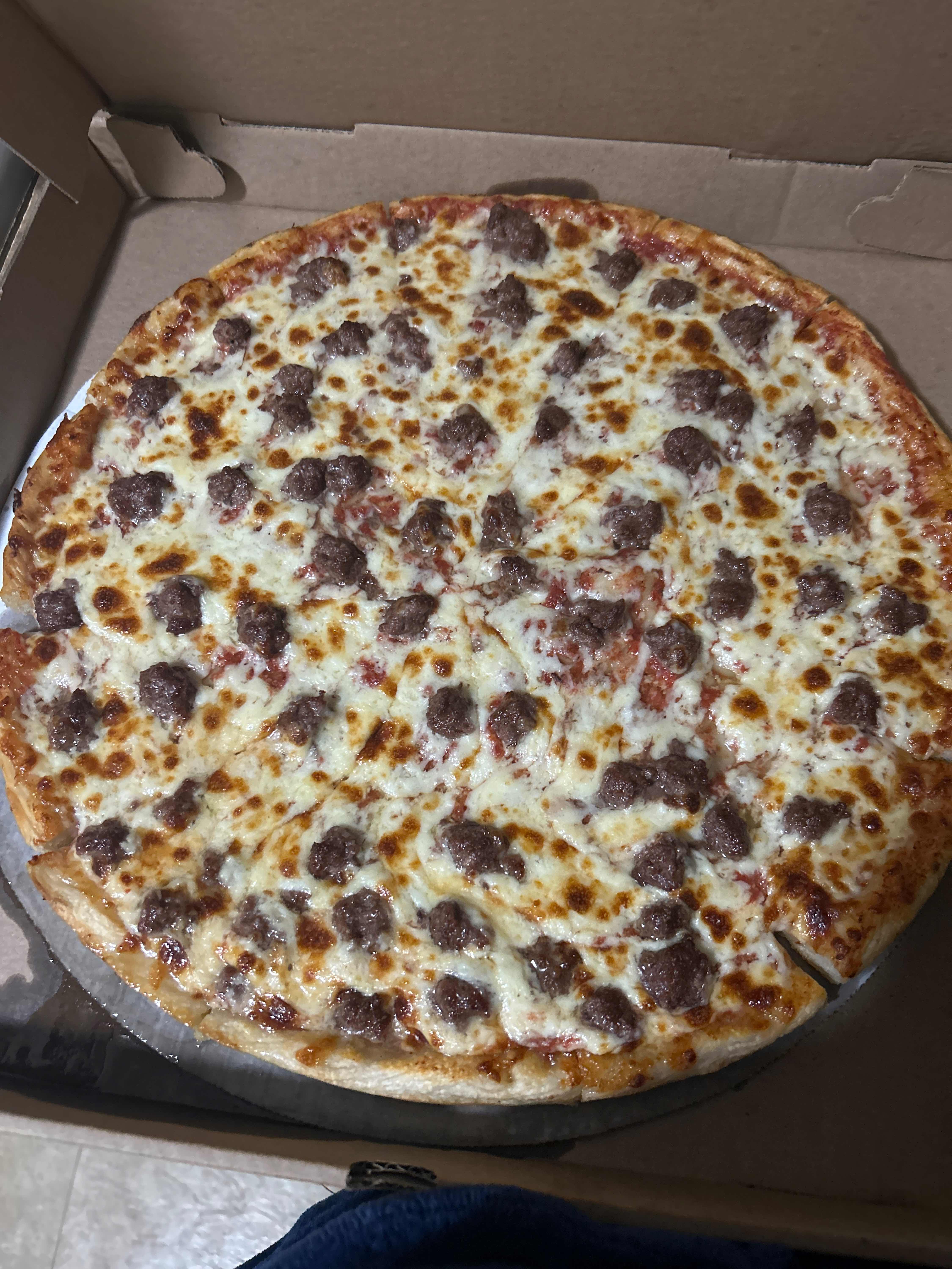 Large Mozzarella Cheese Pizza