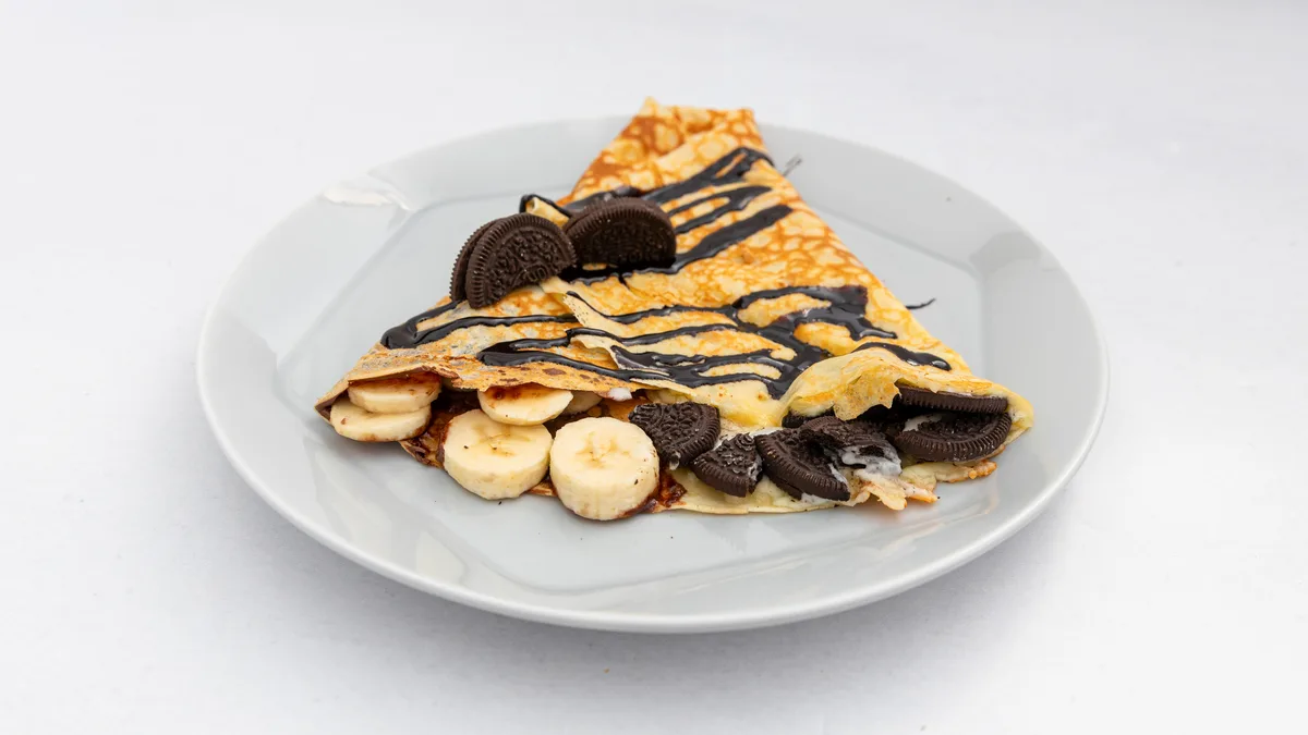 Oreo s bílou čokoládou a oreo sušenkami
