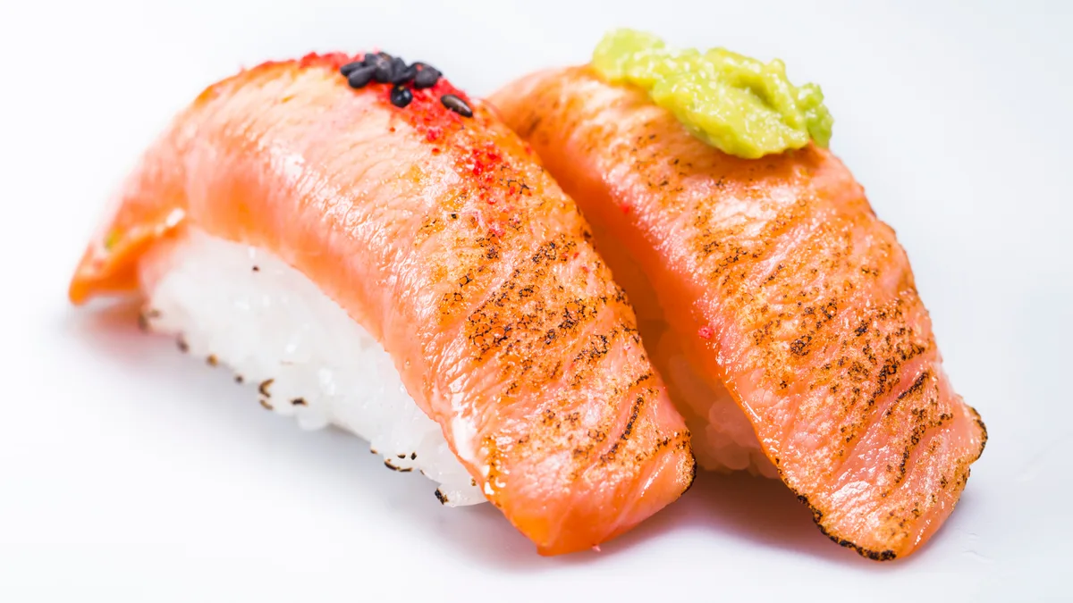 Nigiri Łosoś Aburi