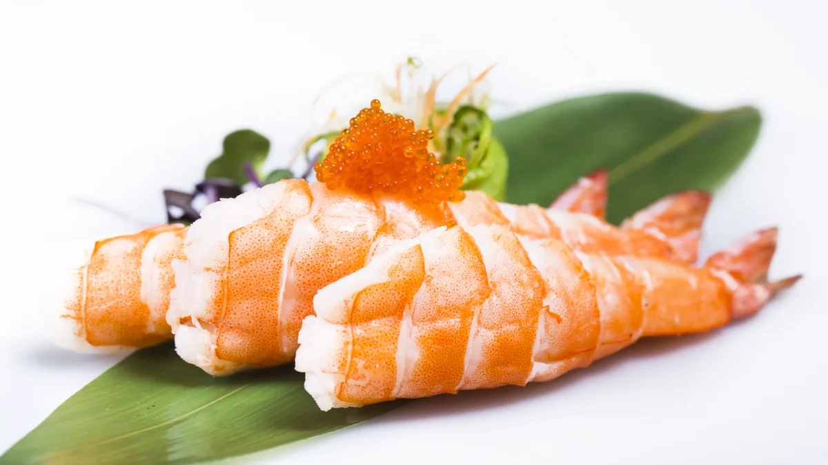 Sashimi Krewetki