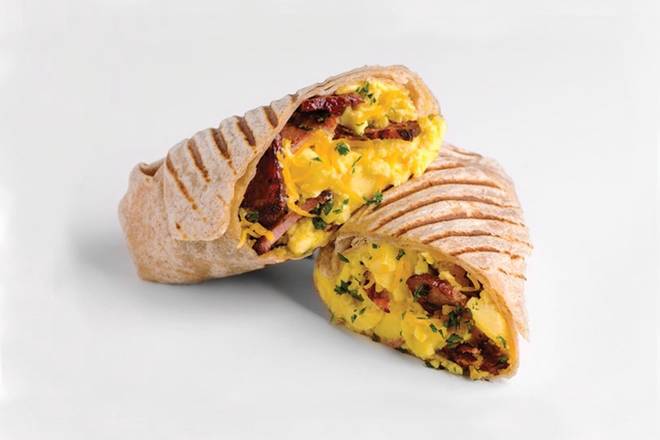 Bacon, Egg and Cheese Burrito
