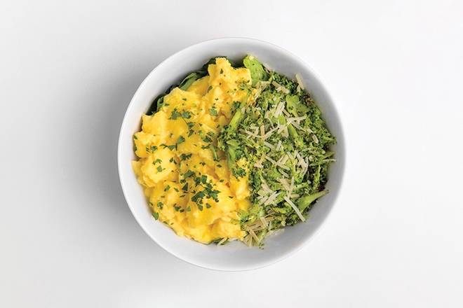 Sunrise Spinach and Pesto Bowl